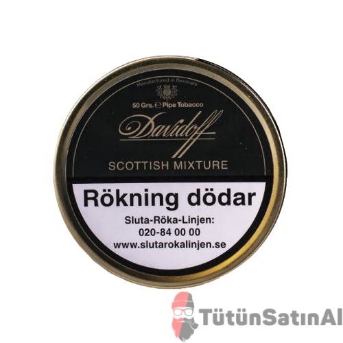 Davidoff Scottish Mixture İthal Pipo Tütünü 50 Gr Teneke