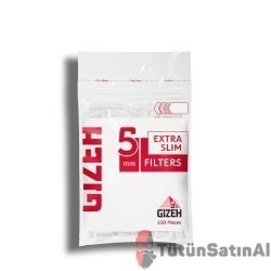 Gizeh Extra Slim 5 mm Poşet Filtre 150 Adet