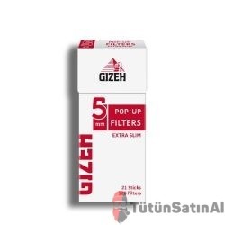 Gizeh Pop-Up Extra Slim 5.3 mm Kutu Filtre Tane