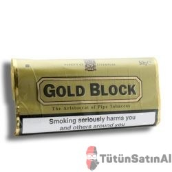 Gold Block İthal Paket Pipo Tütünü 50gr