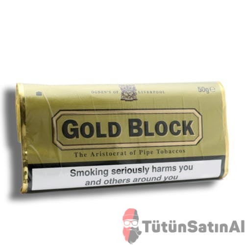 Gold Block İthal Paket Pipo Tütünü 50gr