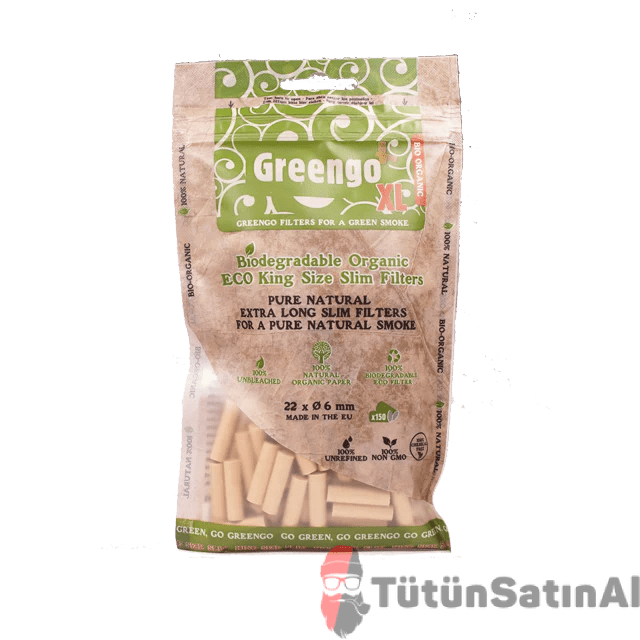 Greengo Organic Eco Slim XL (22 X 6 mm) Poşet Filtre