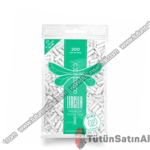 Libella Premium 6x15mm Mentollü Poşet Filtre (200 Adet)