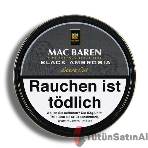 Mac Baren Black Ambrosia Pipo Tütünü