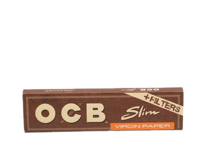 OCB King Size Virgin Paper Filter Kahverengi Zıvanalı
