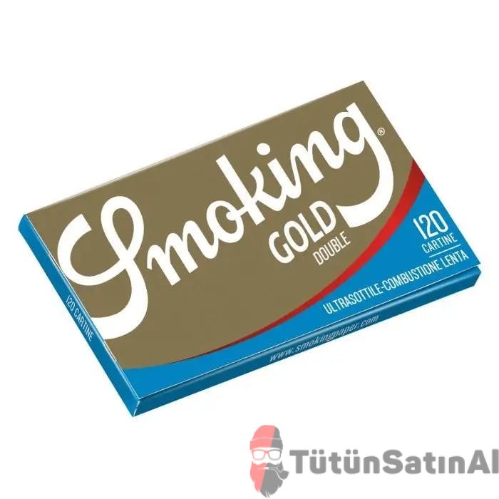 Smoking Gold Double Ultrasottile 120'li Tütün Sarma Kağıdı (Ultra İnce)