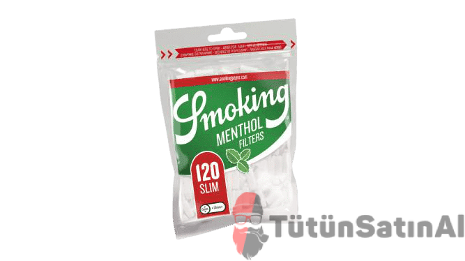 Smoking Menthol Slim Size Poşet Filtre 6mm
