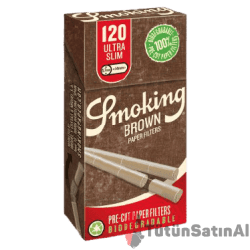 Smoking Pre-Cut Brown Ultra Slim 5,7mm Sarma Filtresi