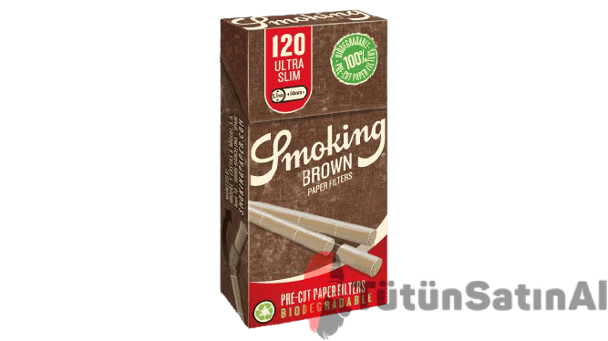 Smoking Pre-Cut Brown Ultra Slim 5,7mm Sarma Filtresi