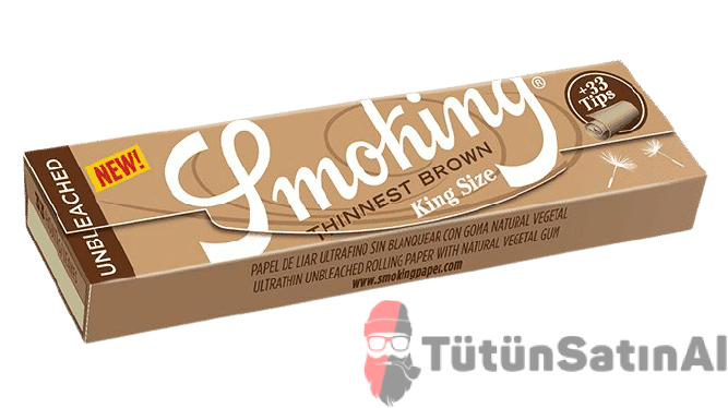 Smoking Thinnest Brown Zıvanalı Sigara Sarma Kağıdı