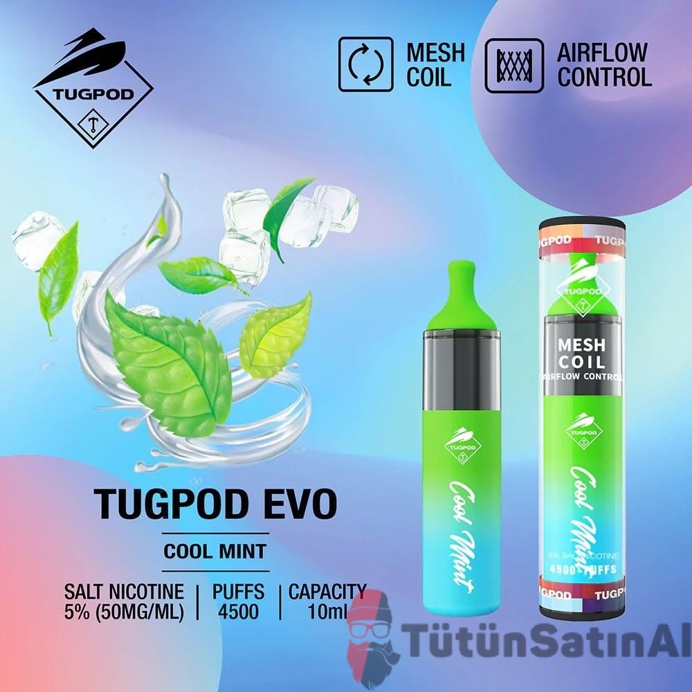Tugboat Evo 4500 Puffs - Cool Mint
