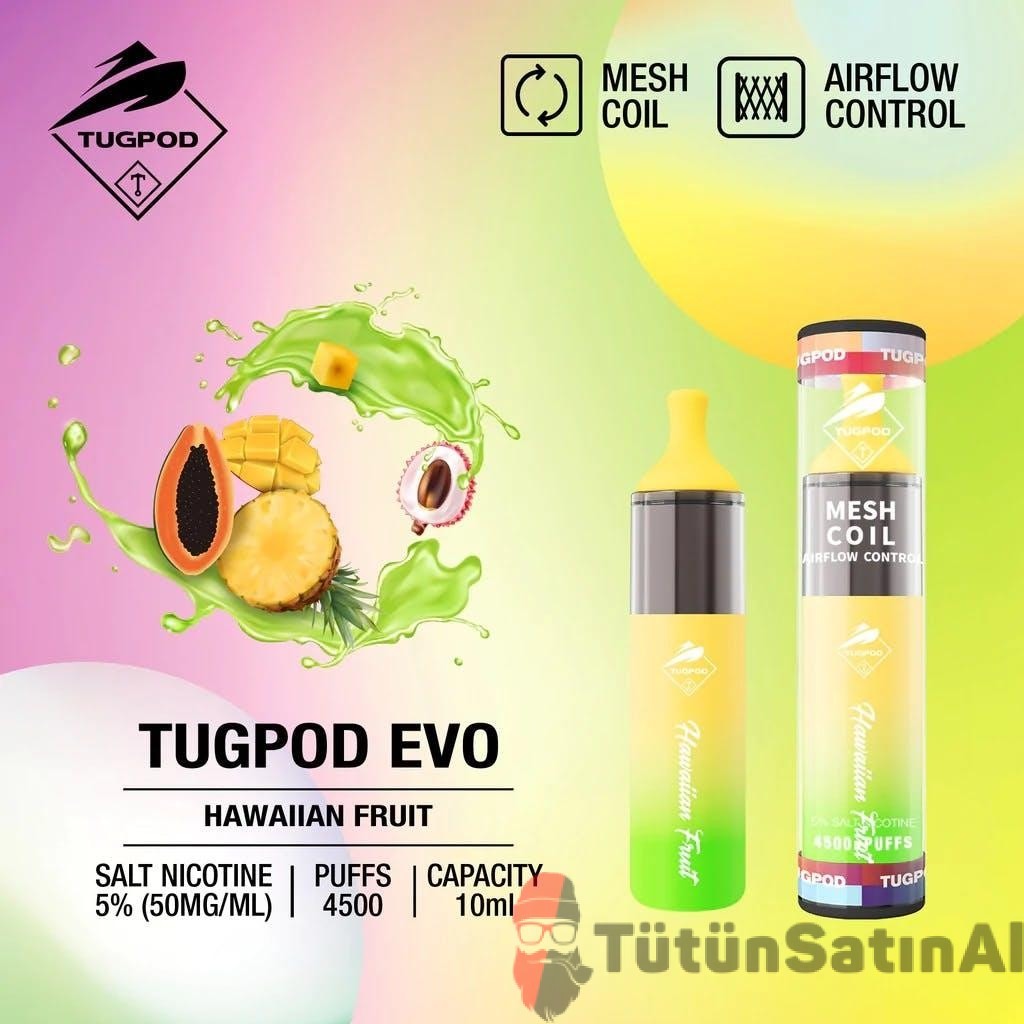 Tugboat Evo 4500 PUFFS - Hawaiian Fruit