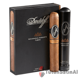 Davidoff Nikaragua Serisi Robusto Tubos 4'lü Paket 1/4