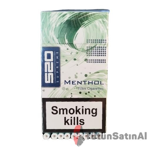 TTL 520 Suprame Slim Menthol Kalpli Filtreli Sigara