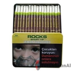 Rocks Short Tip Lemon Sigarillo - Limon Aromalı