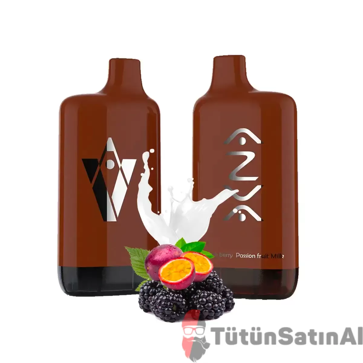 Azva Puff 8000 Blackberry Passion Fruit Milk