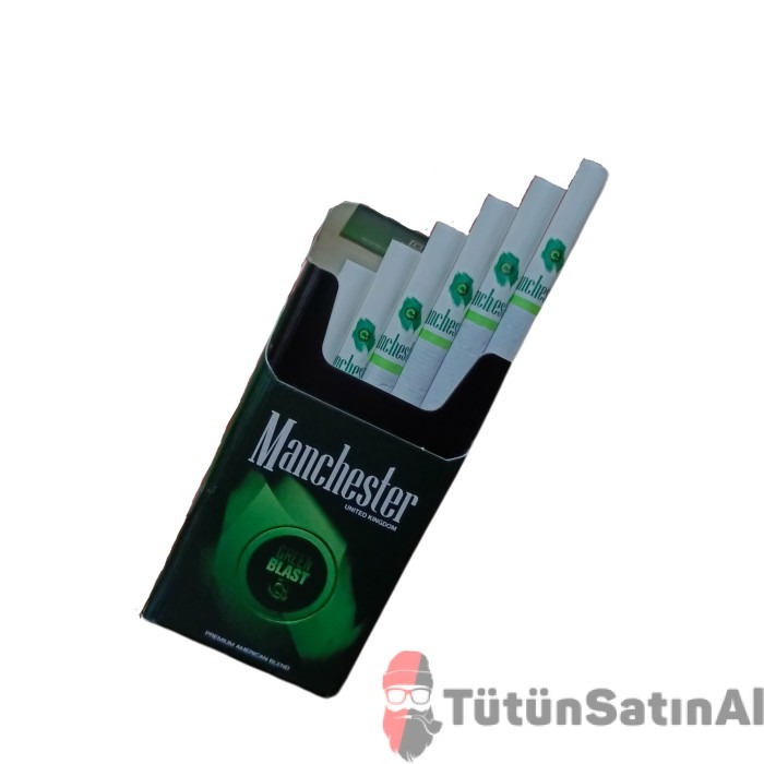 Manchester Queen Compact Green Blast Sigara - Görsel 2