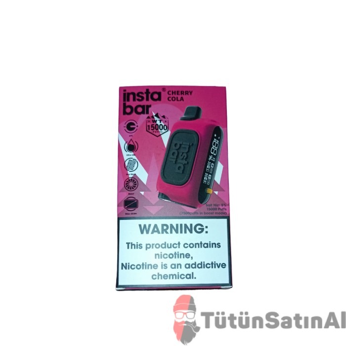 InstaBar WT15000 Cherry Cola Rechargeable Disposable Device
