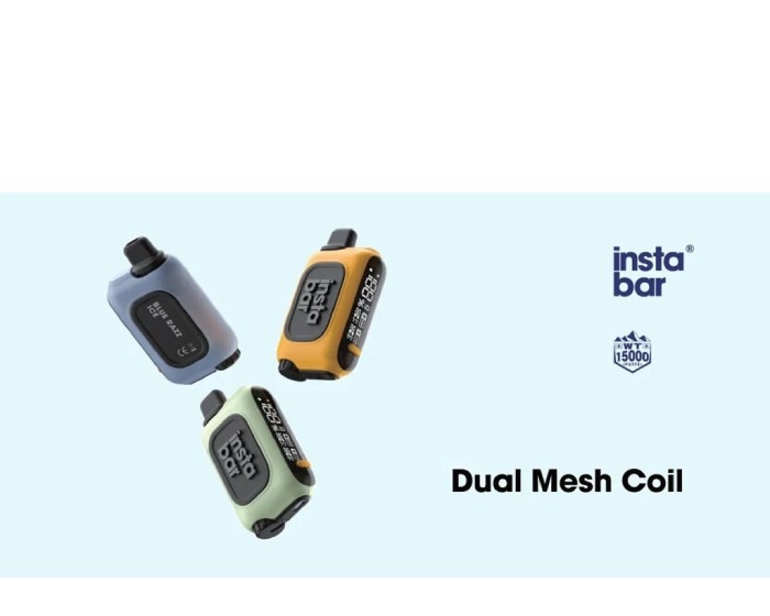 InstaBar WT15000 Watermelon Smash Rechargeable Disposable Device - Görsel 3