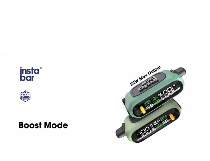 InstaBar WT15000 Watermelon Smash Rechargeable Disposable Device - Görsel 2