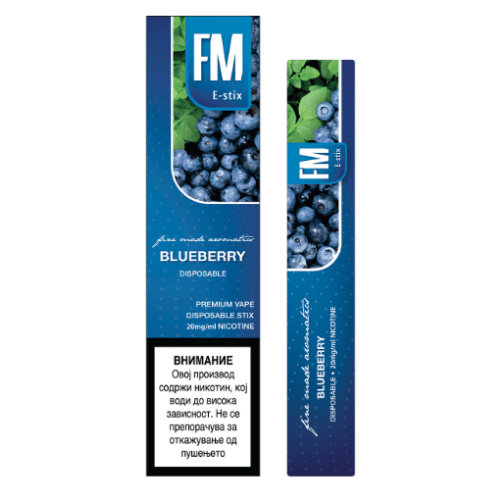 FM E-Stix Blueberry 800 çekim - Orman meyve aromalı