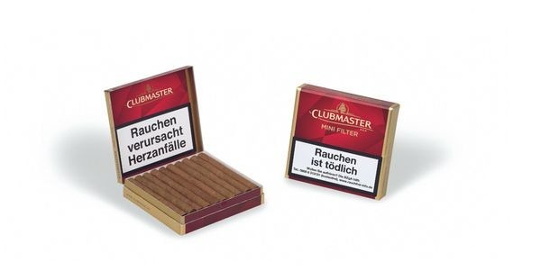 Clubmaster Red Mini Filter No 232 - 20'S