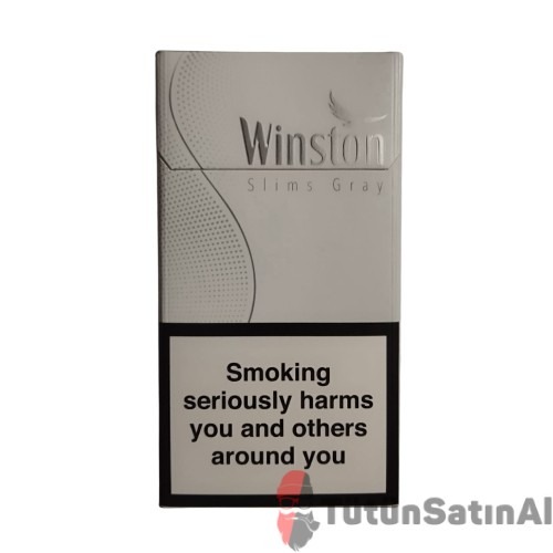 Winston Gray Super Slim (Duty Free) İthal Sigara