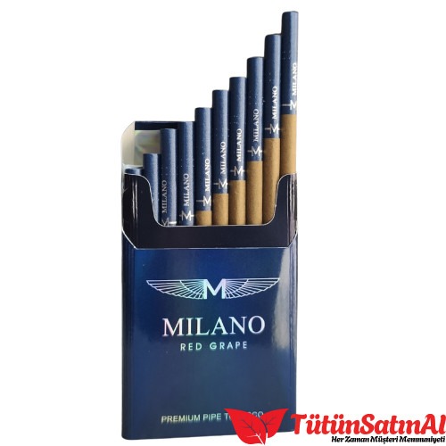 Milano Red Grape Nano Wing Super Slim Sigara - Görsel 2