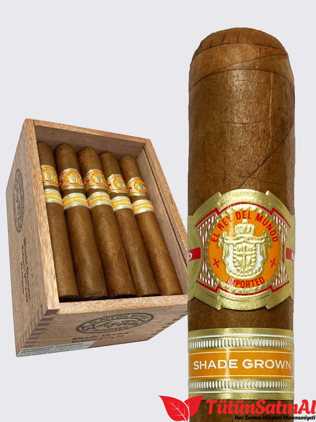 El Rey Del Mundo Shade Grown Robusto