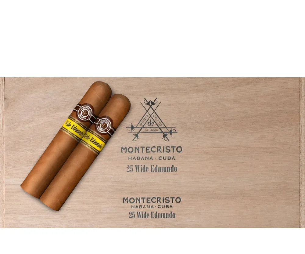 Montecristo Wide Edmundo 25's Puro - Görsel 3