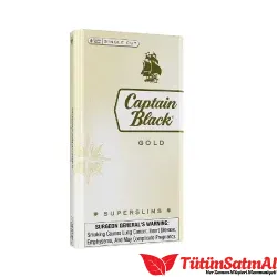 Captain Black Gold Superslim Sigara – İnce Kesim Tütün ve Optimize Kağıt Porozit... sigara ürün görseli