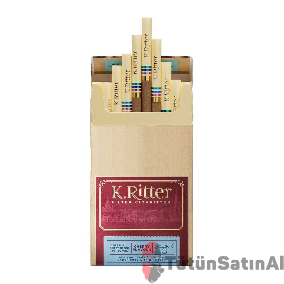 10054546_3-1.jpg K.Ritter Cherry Flavour Super Slims - Görsel 1