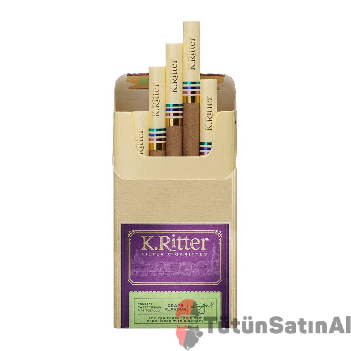 10054647_3.jpg K.Ritter CURRANT FLAVOUR - Üzüm aromalı sigara - Görsel 1
