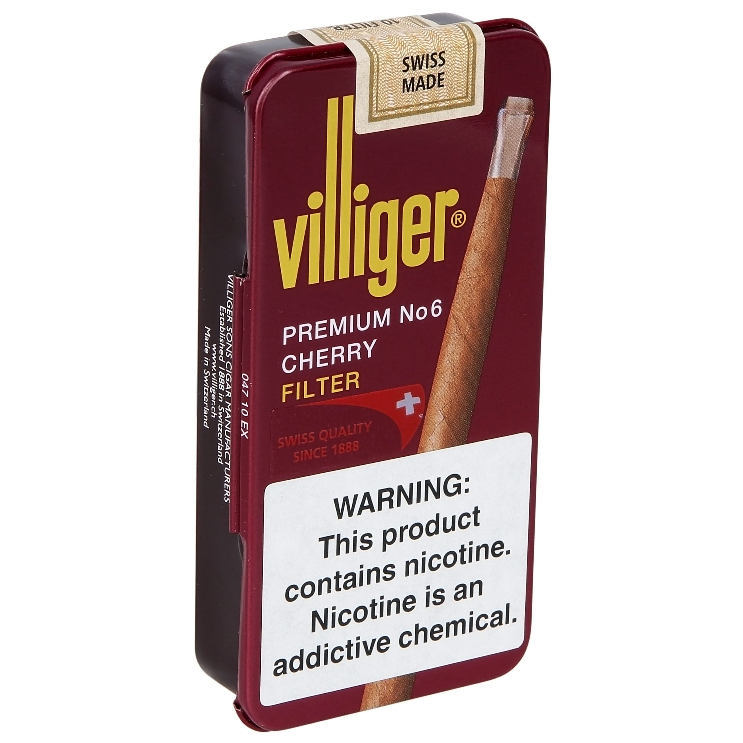 216683_0-scaled-1.jpg VİLLİGER PREMIUM PURO NO 6 CHERRY ( Vişne) - Görsel 1