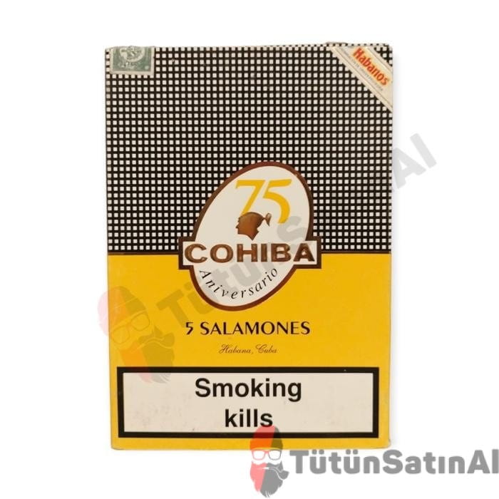 Cohiba-5-Salamones.jpg Cohiba Salamones Puro 5'li Puro (Dominic) - Görsel 1