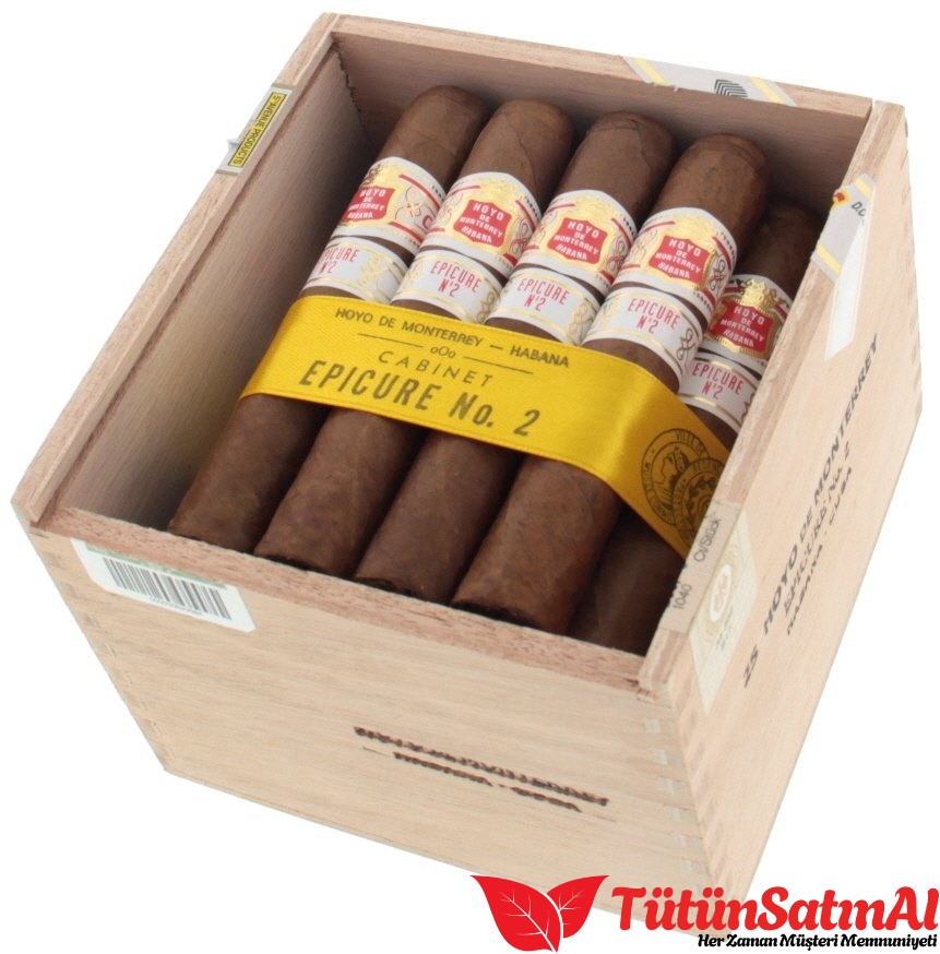 HDM-Epicure-No-2-25er-Kiste-offen-861x874-1.jpg Hoyo de Monterrey Epicure No.2 Puro - Görsel 1