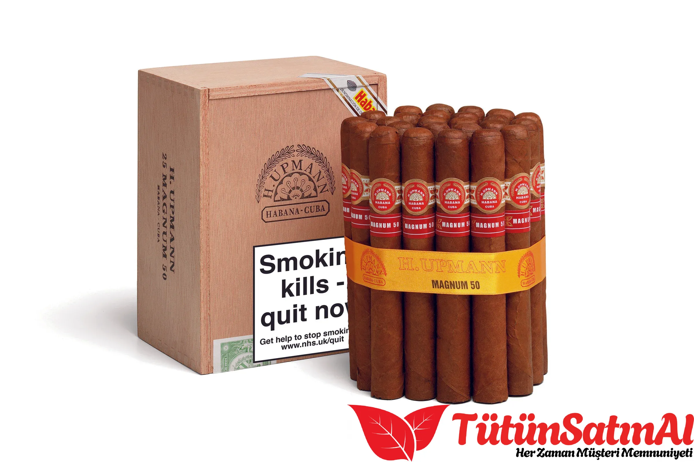 HUpmannMagnum5025TPD2.webp H. Upmann Magnum 50 - 10's Puro - Görsel 1