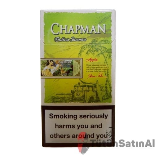 chapman-endless-summer-superslims-yesil-elma-tutuncesitleri50.jpg Chapman Sigara Endless Summer Super Slims - Yeşil Elma - Görsel 1