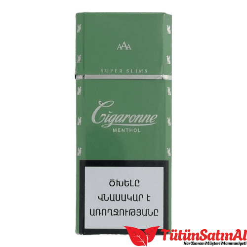 cigronne-menthol.png Cigaronne Menthol İthal Sigara - Görsel 1