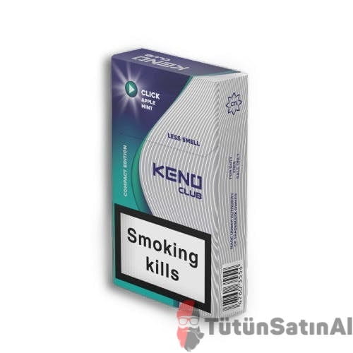 keno-club-elma-nane-1-paketjpgw1920q75.jpeg Keno Club Apple Mint (Elma Nane) İthal Sigara - Görsel 1