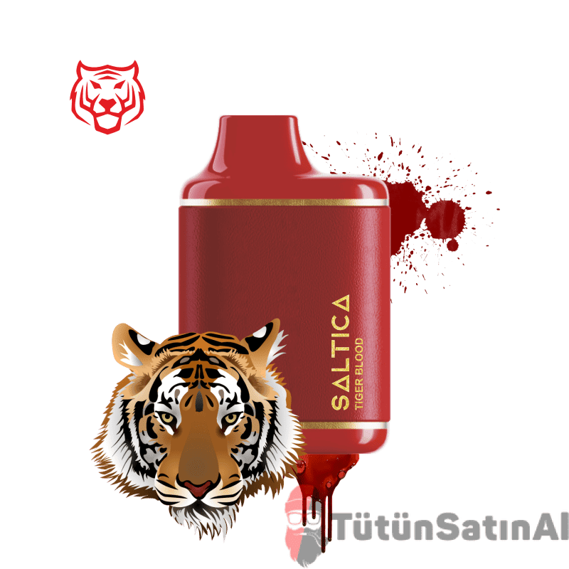 leather-tiger2.png Saltica 7000 Tiger Blood Puff - Leather Series - Görsel 1