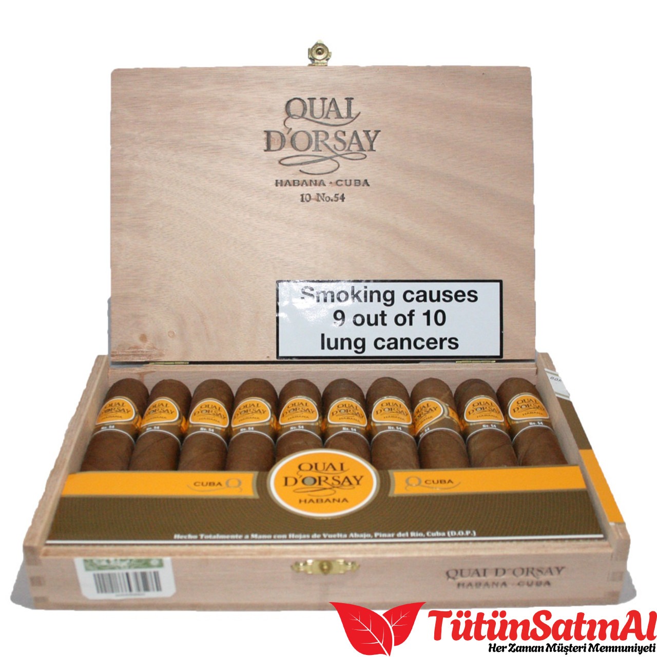quai_d_ordasy_cigars_no_54__25555__85150__12224.jpg Quai D'Orsay No.54 10's Puro - Görsel 1
