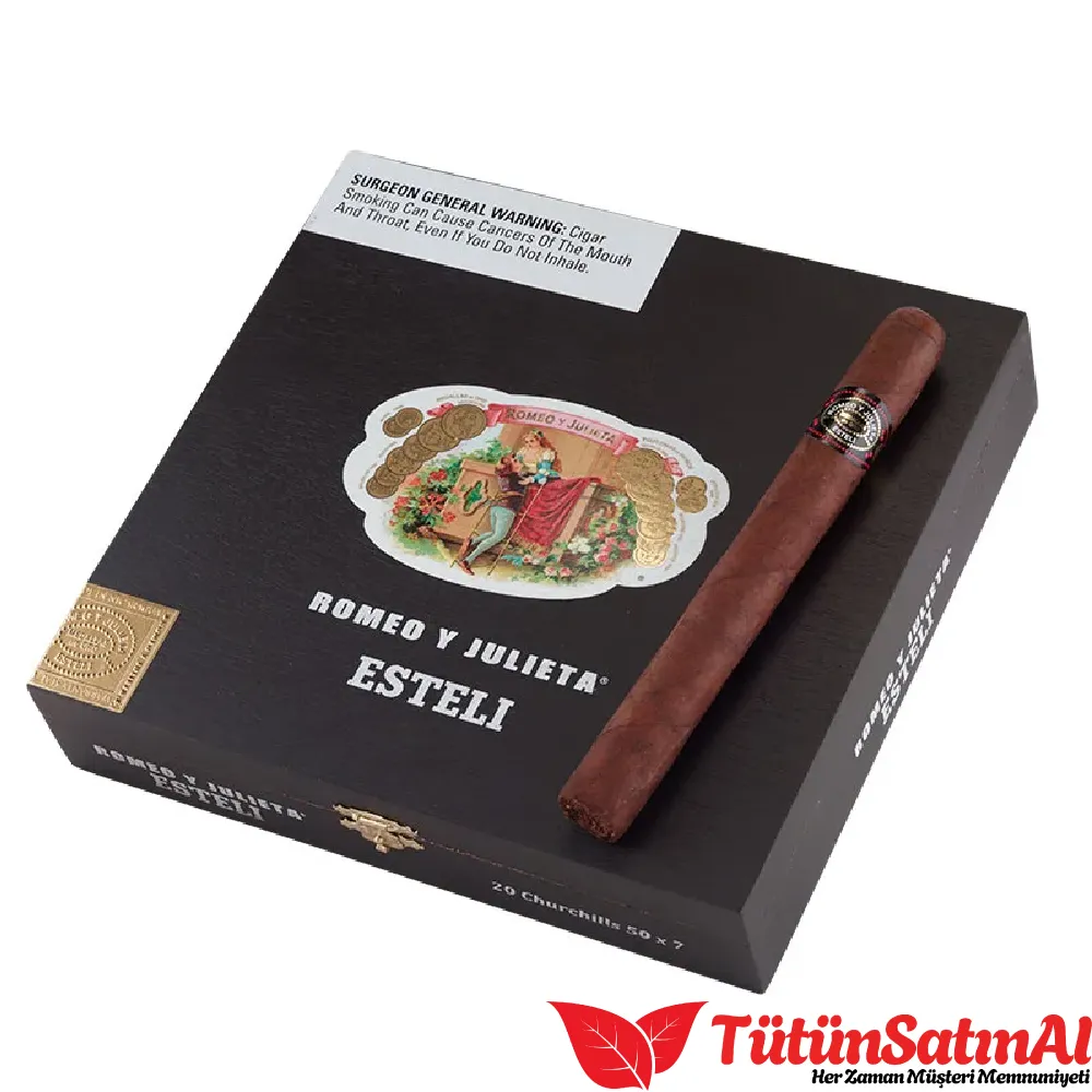 romeo-y-julieta-esteli-churchill-tutuncesitleri50.webp Romeo y Julieta Esteli Churchill Puro - Görsel 1