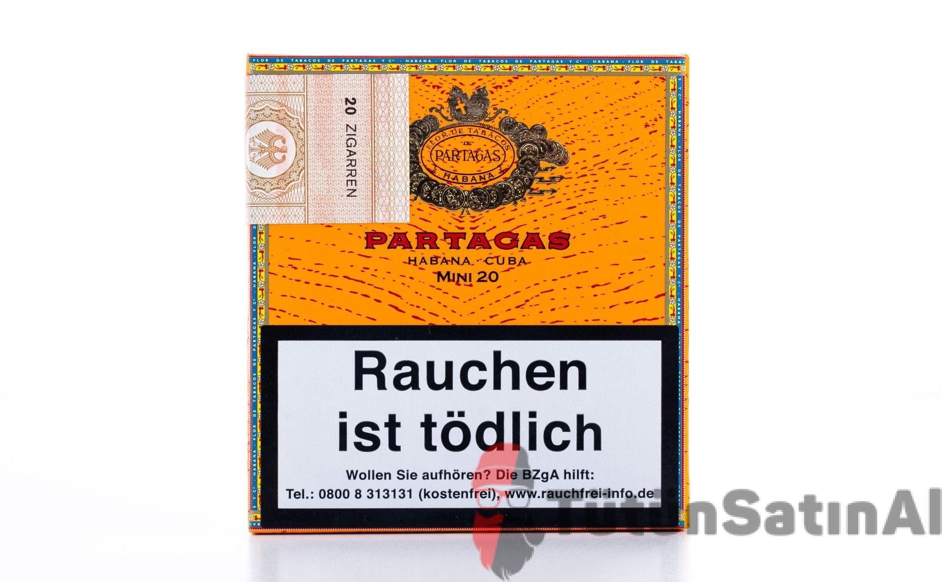 urun-61f1dcd1195a8.jpg Partagas Mini 20 Sigarillo - Sigarillo - Görsel 1