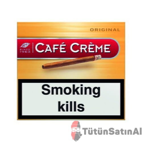 urun-6355ef6943dc1.jpg Cafe Creme Original 10’lu Sigarillo - Görsel 1
